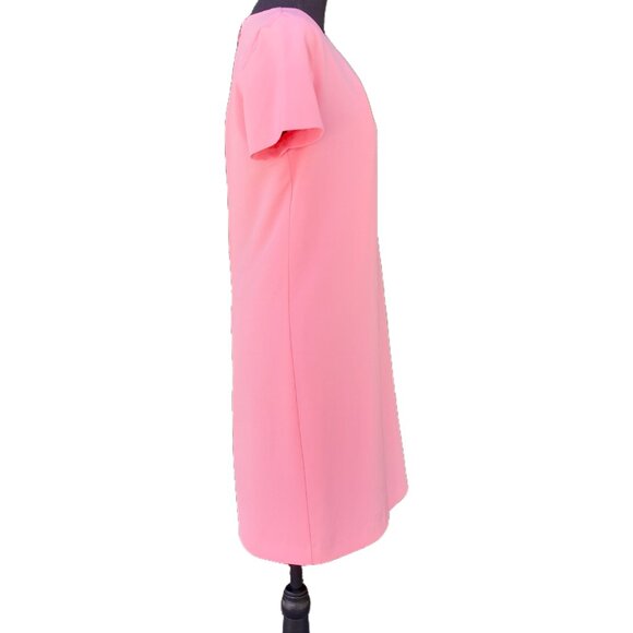 WHO*S WHO Italian Made Pink Shift Dress NWT Great for Homecoming SIZE 6 - Picture 3 of 16